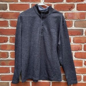Grey Callaway Golf Long Sleeve Button Up Top